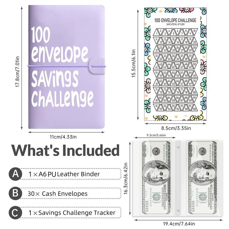 Mini Savings Challenge Binder