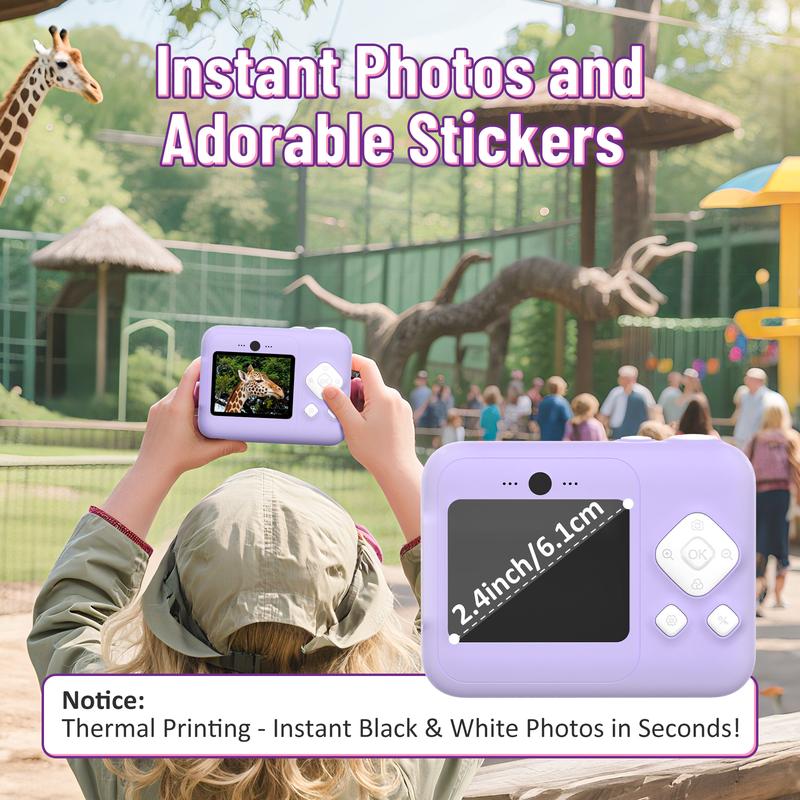 Portable Instant Print Camera