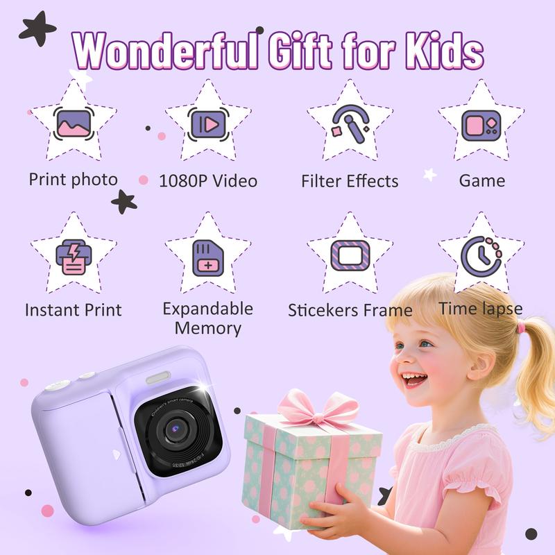 Portable Instant Print Camera